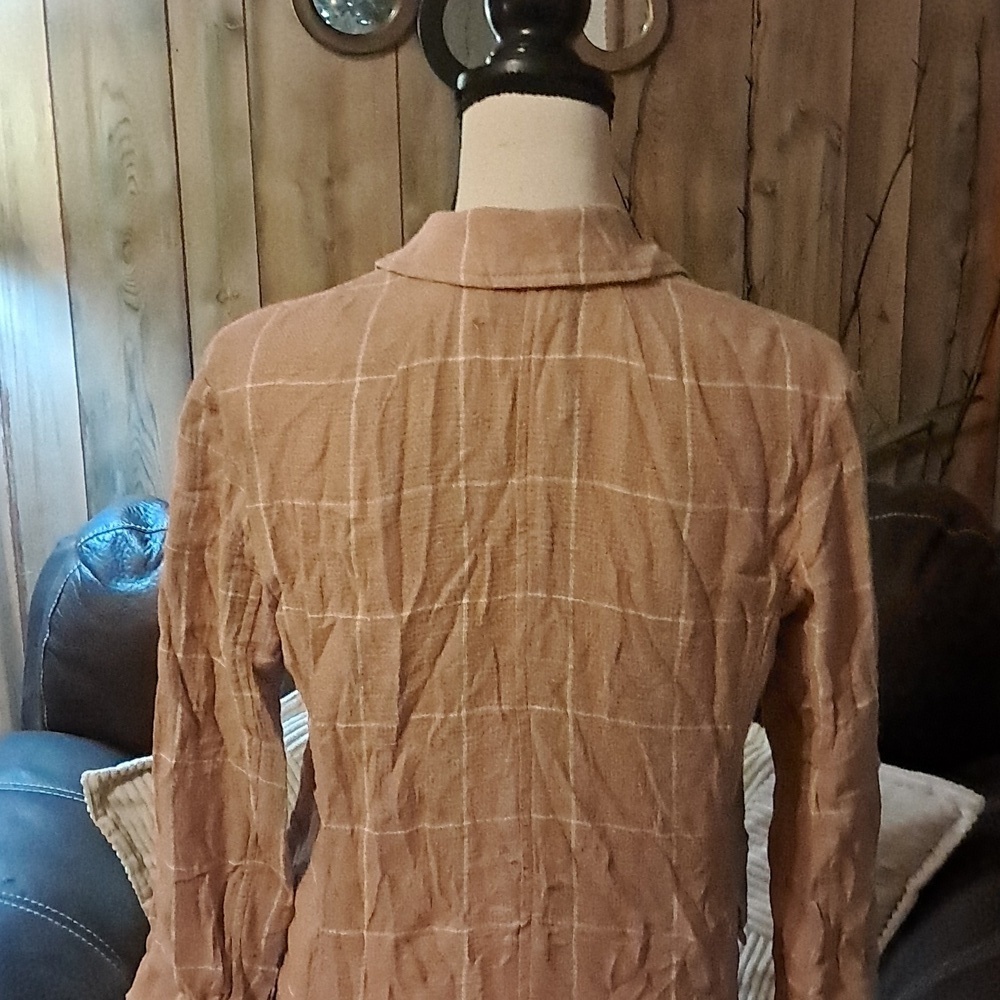 Madewell Pink Breezewoven Larsen Blazer Size XS Linen Casual Preppy Resortwear - Picture 6 of 10